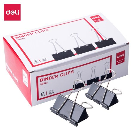 ملقط ورق 5.1 سم ديلي Deli 38561 Binder Clip
